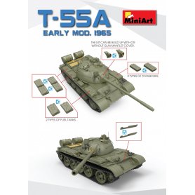 Mini Art 37057 T-55A early mod. 1965