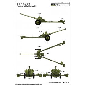 Trumpeter 02339 Sov. 85Mm D-44 Gun