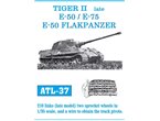 Friulmodel 1:35 Metal tracks for Pz.Kpfw.VI King Tiger late version / E-50 / E-50 Flakpanzer / E-75