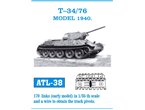Friulmodel 1:35 Gąsienice metalowe do T-34-76 Model 1940