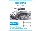 Friulmodel 1:35 Gąsienice metalowe T51 do Sherman
