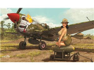 Eduard 11104 P-40N Warhawk