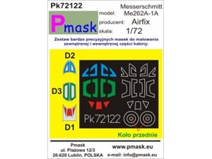 Pmask Pk72122 maski do kabin Me262A-1A /Airfix/