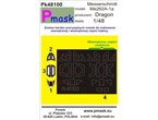 Pmask 1:48 Masks for Messerschmitt Me-262 A-1a / Dragon 