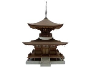 Fujimi 500263 1/100 Temple-10 Ishiyama-dera "Ta-ho