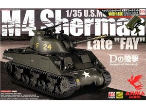 Asuka 35-032 1:35 Medium Tank M4Sherman late "FAY"