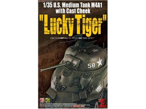 Asuka 35-035 1:35 Medium Tank M4A1 w/Cast Cheek