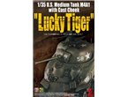 Asuka 1:35 M4A1 Sherman w/CAST CHEEK / LUCKY TIGER 