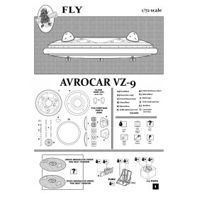 Fly 1:72 Avrocar VZ-9 / Racer X CMR