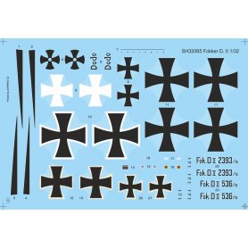 Special Hobby 1:32 Fokker D.II BLACK AND WHITE TAIL