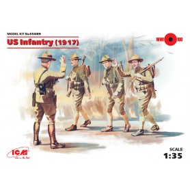 Icm 35689 Us Infantry 1917 ( 4 Figures )