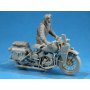 Mini Art 35182 Us Soldier Pushung Motorcycle