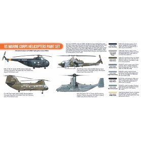 Hataka CS14 US marine Corps Helicopters Paint Set