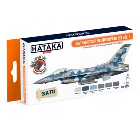 Hataka CS030 ORANGE-LINE Zestaw farb USAF AGGRESSOR SQUADRON cz.2