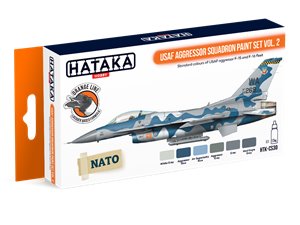 Hataka ORANGE-LINE Zestaw farb USAF AGGRESSOR SQUADRON / cz.2