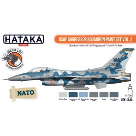 Hataka ORANGE-LINE Zestaw farb USAF AGGRESSOR SQUADRON / cz.2
