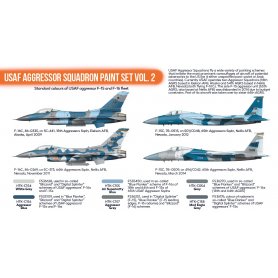 Hataka ORANGE-LINE Zestaw farb USAF AGGRESSOR SQUADRON / cz.2