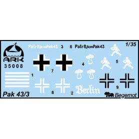 Ark Models 35008 1/35 PaK 43/3 Waffentrager 8,8