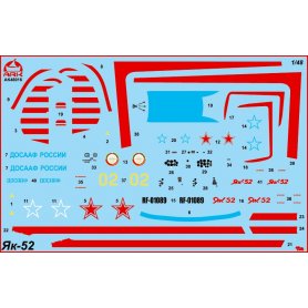 Ark Models 48016 Yak-52 acrobatic Russia