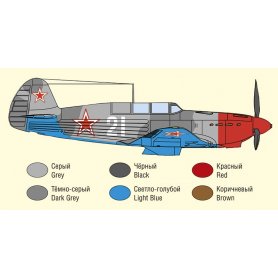 Ark Models 48043 Yakovlev Yak-7B 