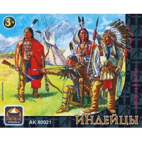 Ark Models 80021 1/32 Native Americans 8 figurek 6