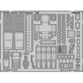 Eduard 1:48 Elementy zewnętrzne do Harrier T.4 / T.8 dla Kinetic