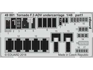 Eduard Tornado F.3 ADV undercarriage REVELL