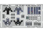 Eduard 1:48 Elementy kokpitu do Harrier T.4 / T.8 dla Kinetic