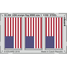 Eduard USN ensign flag WWII size 1 STEEL