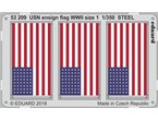 Eduard 1:350 US Navy ensign flags / SIZE 1 / STEEL