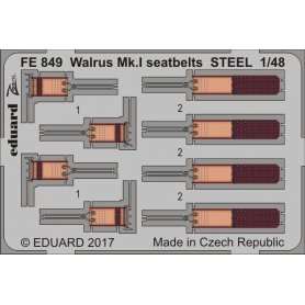 Eduard Walrus Mk.I seatbelts STEEL AIRFIX