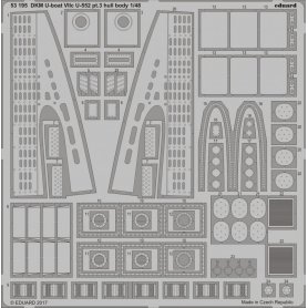 Eduard BIG ED 1:48 U-Boot Type VIIC / U-552 dla Trumpeter