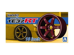 Aoshima 05302 Felgi+Opony Volk Racing TE37RT 18inc