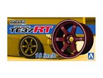 Aoshima 1:24 Wheel rims and tires VOLK RACING TE37RT 18INCH