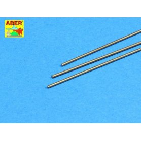 ABER Pręty mosiężne 1.2mm x 250mm / 3szt.