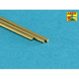 ABER Pręty mosiężne 1.2mm x 250mm / 3szt.