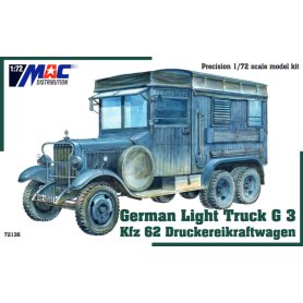 Mac 72136 Ger. Light Truck G 3 Kfz 62 Druckereik.