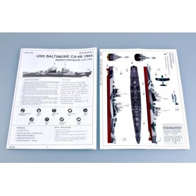 Trumpeter 1:700 USS Baltimore CA-68 