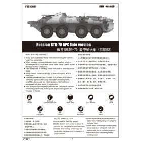 Trumpeter 1:35 BTR-70 APC późna wersja 