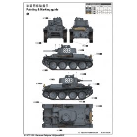 Trumpeter 1:35 Pz.Kpfw.38(t) Ausf.E / Ausf.F 