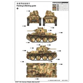 Trumpeter 1:35 Pz.Kpfw.38(t) Ausf.E / Ausf.F 