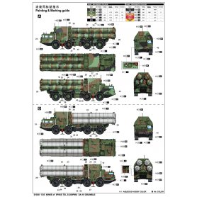 Trumpeter 1:35 48N6E / 5P85S TEL S-300PMU GRUMBLE 