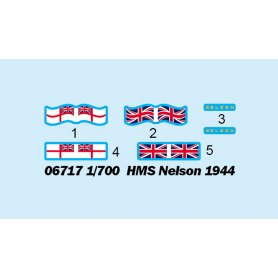 Trumpeter 1:700 HMS Nelson / 1944