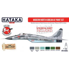 Hataka RED-LINE Zestaw farb MODERN NORTH KOREAN AF