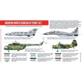 Hataka RED-LINE Zestaw farb MODERN NORTH KOREAN AF