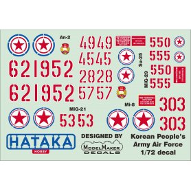 Hataka RED-LINE Zestaw farb MODERN NORTH KOREAN AF
