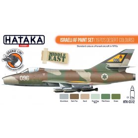 Hataka ORANGE-LINE Zestaw farb ISRAELI AF / 1970 / DERSERT COLORS
