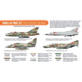 Hataka ORANGE-LINE Zestaw farb ISRAELI AF / 1970 / DERSERT COLORS