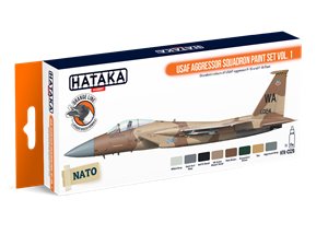 Hataka ORANGE-LINE Zestaw farb USAF AGGRESOR SQUADRON cz.1