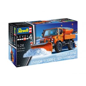 Revell 07438 1/24 Unimog U1300L Winter Servis